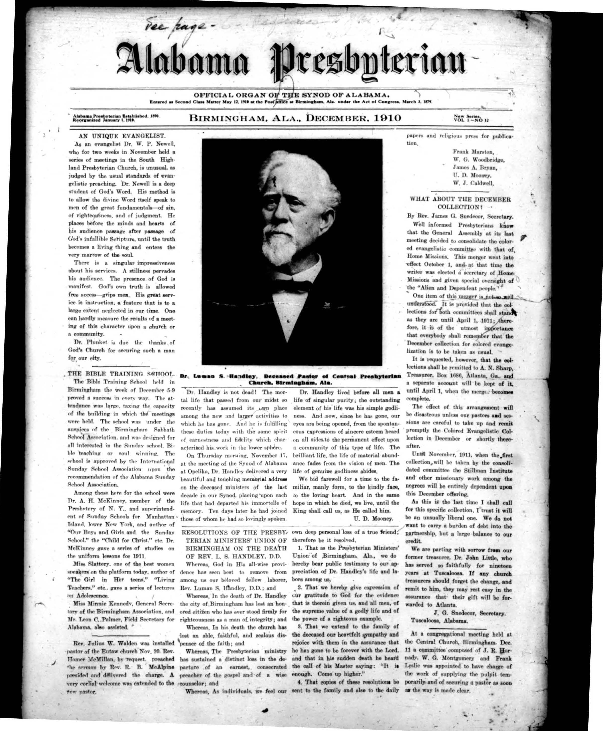 Joint Statement on Handley's Death